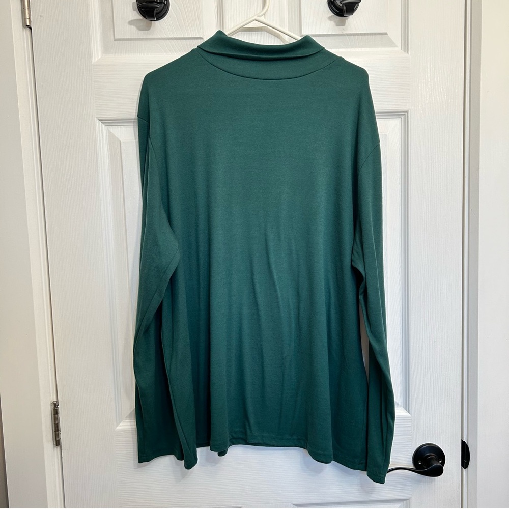 Gagele Forest Green Lightweight Turtleneck